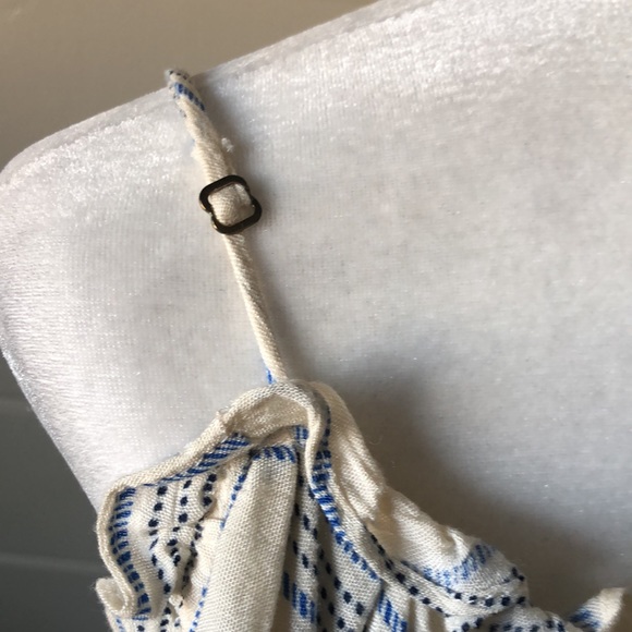 Misa Los Angeles Cream Gauze Flounce Maxi Size XS - Picture 10 of 12